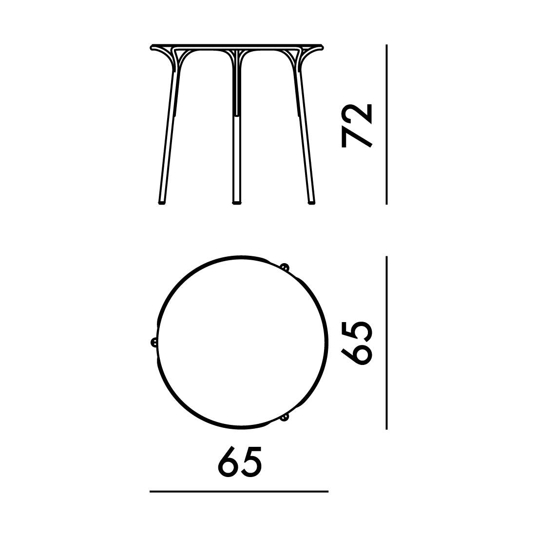 Mesa Hiray de Kartell