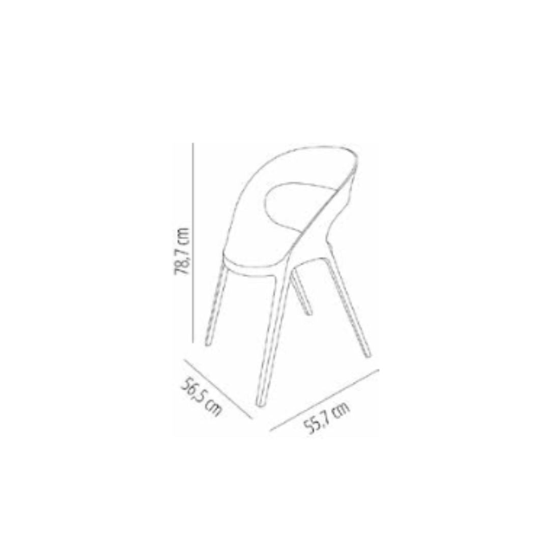 Silla Carla Dimensiones