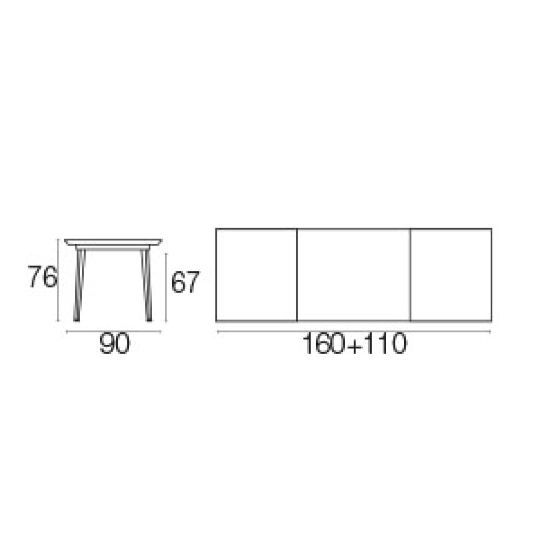 Mesa Extensible Plus4 de Emu