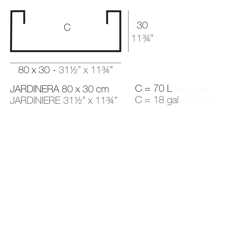 Maceta Jardinera de Vondom