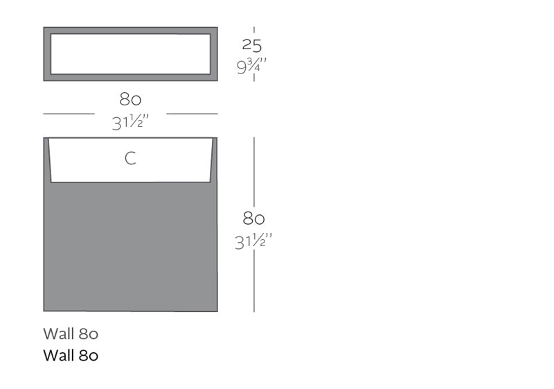 Maceta Wall de Vondom
