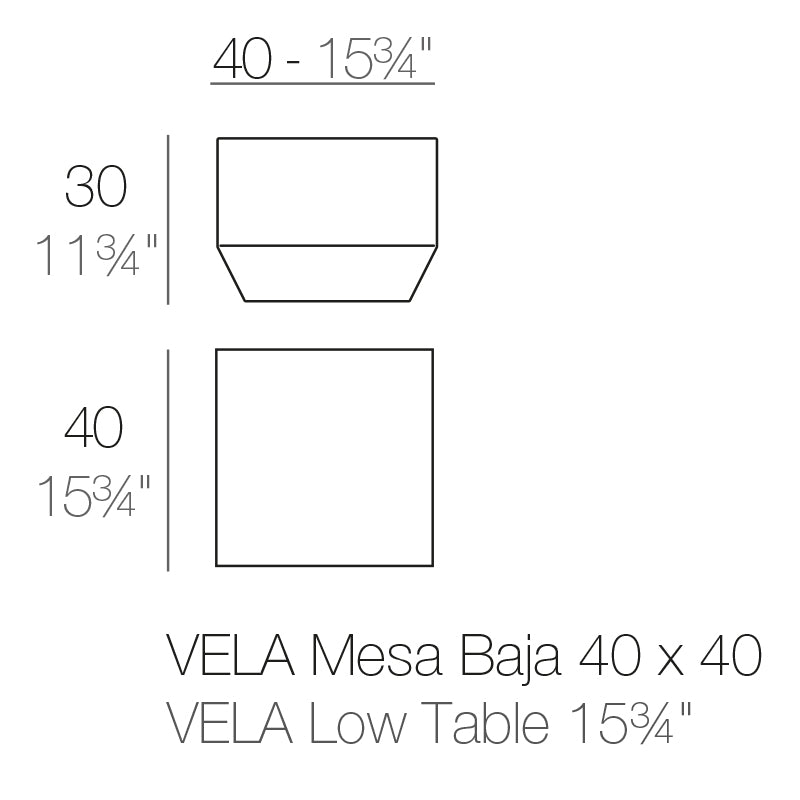 Mesa Vela Chill de Vondom