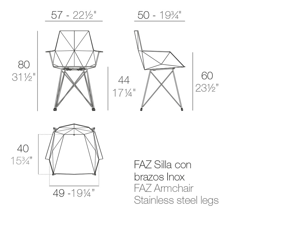 Silla Faz de Vondom