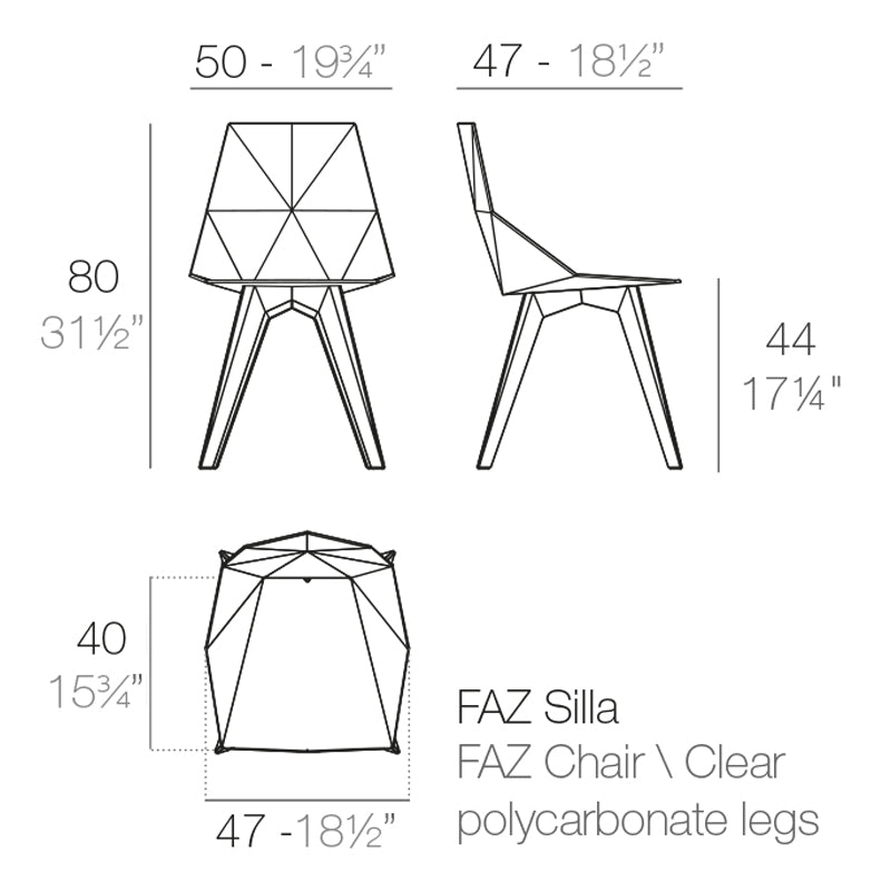 Silla Faz de Vondom