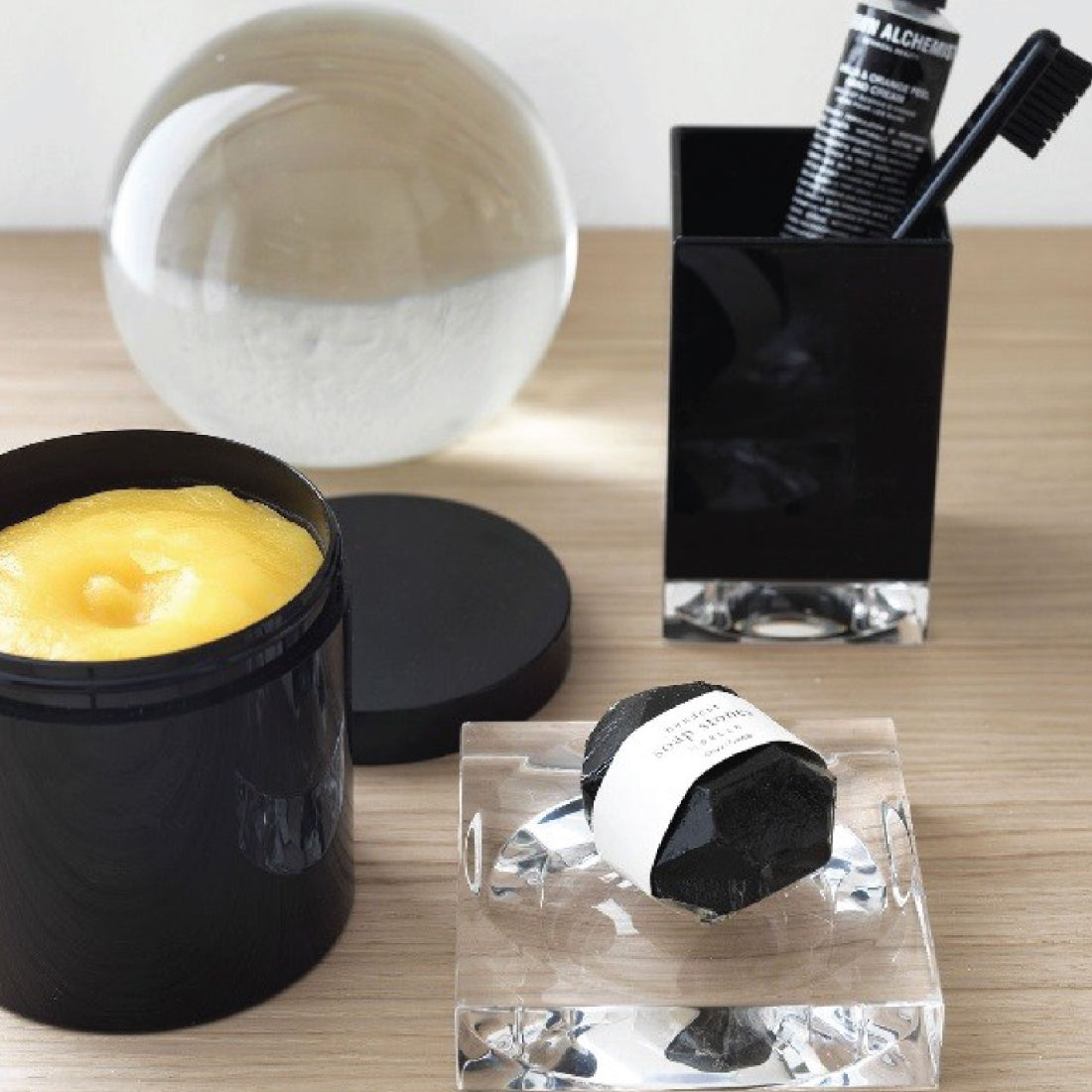 Vaso y Jabonera Boxy de Kartell