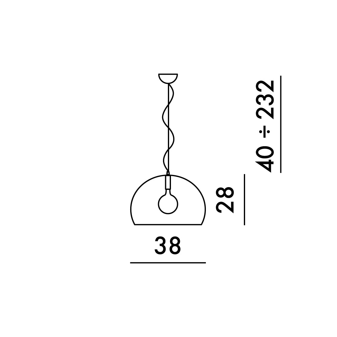 Lámpara Small FL/Y de Kartell