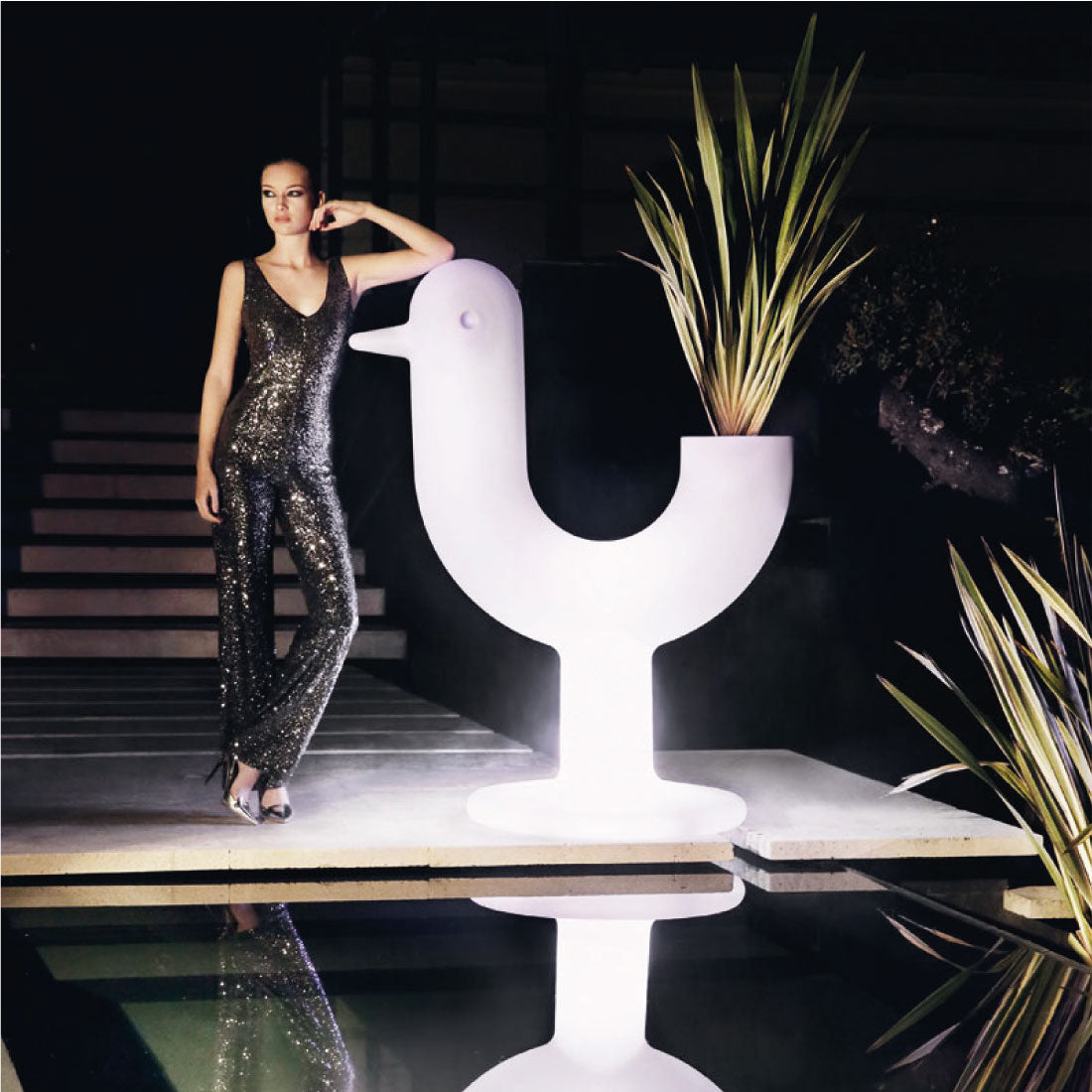 Maceta Peacock de Vondom