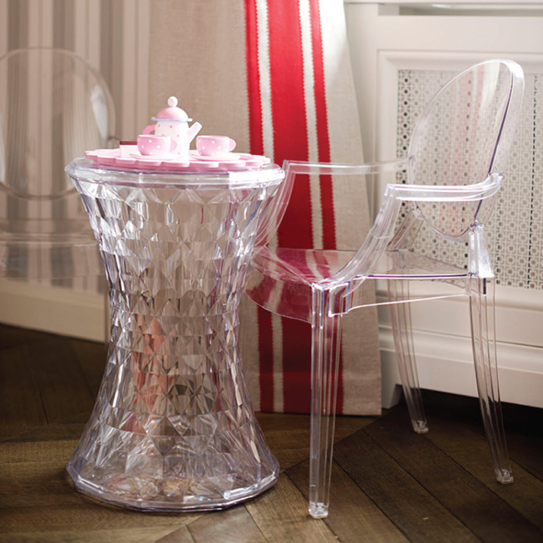 Silla Lou Lou Ghost de Kartell