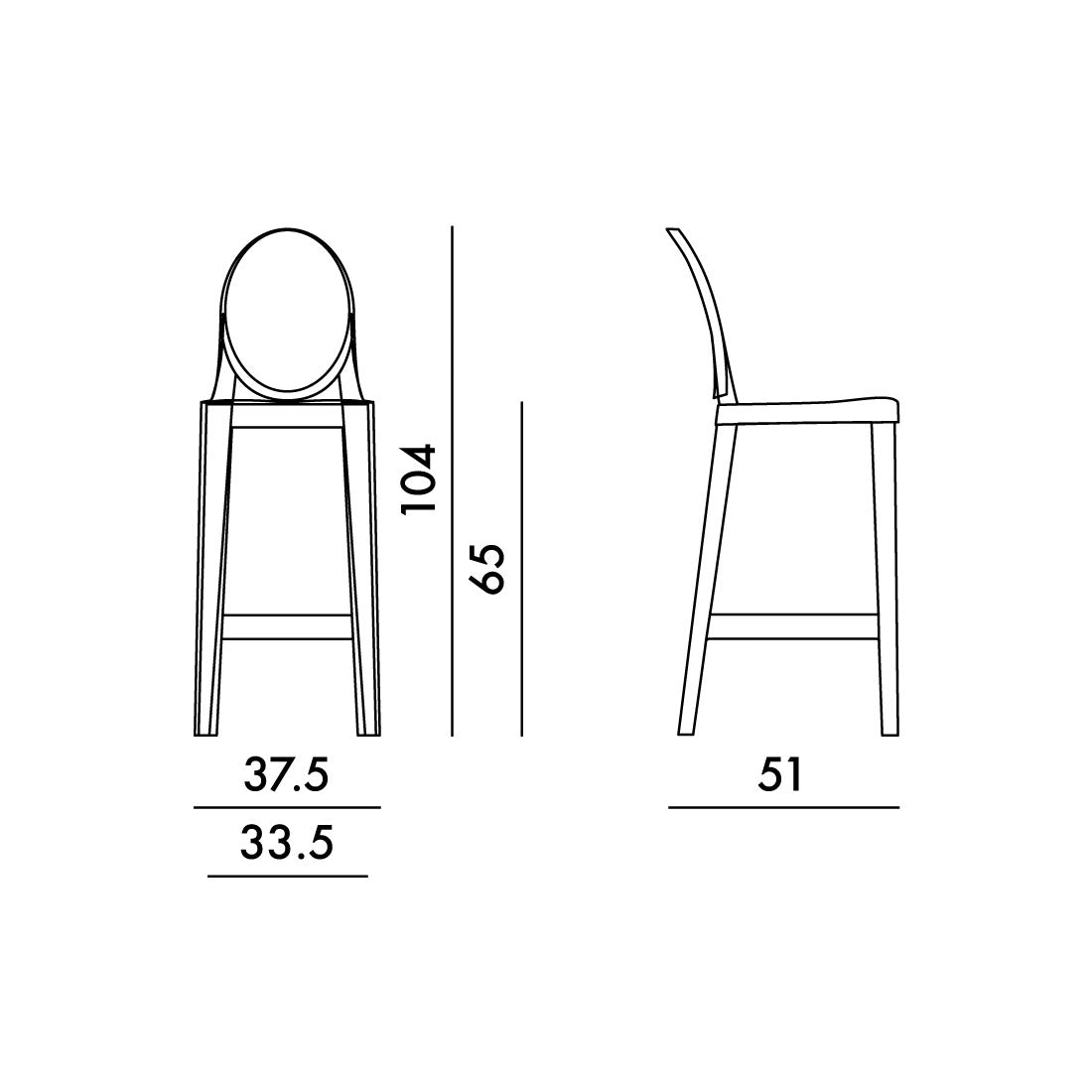 Banco One More de Kartell