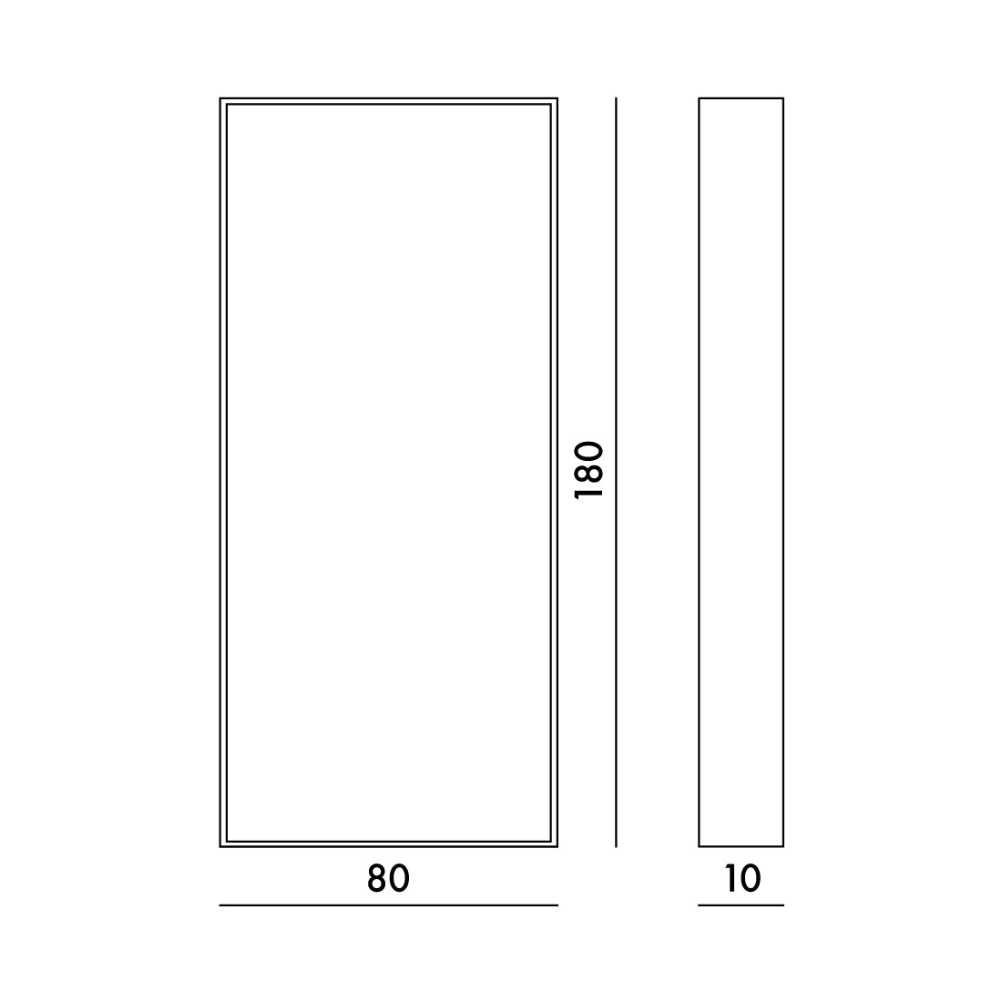 Espejo Only Me de Kartell