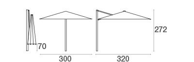 Sombrilla Shade de Emu