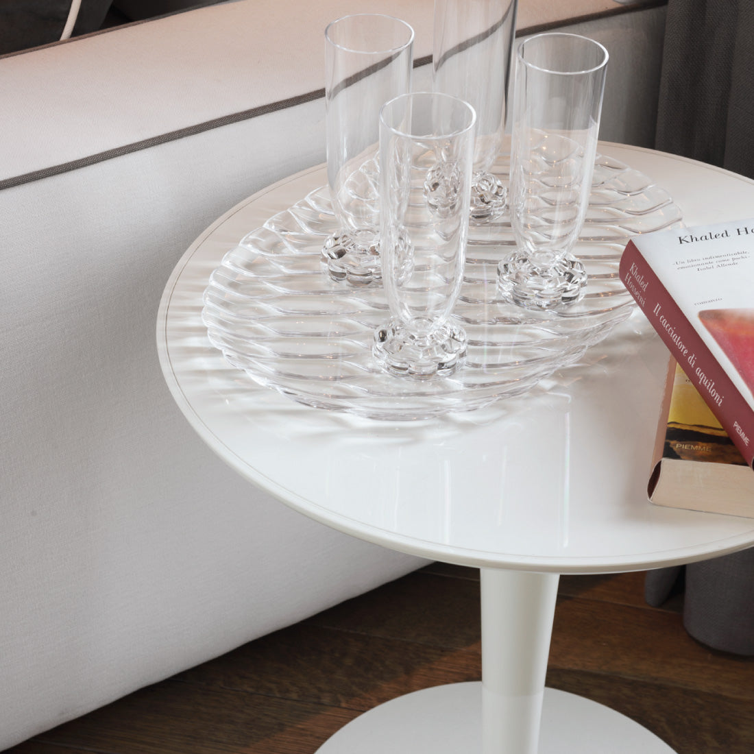 Mesa TipTop Cubierta Vidrio de Kartell