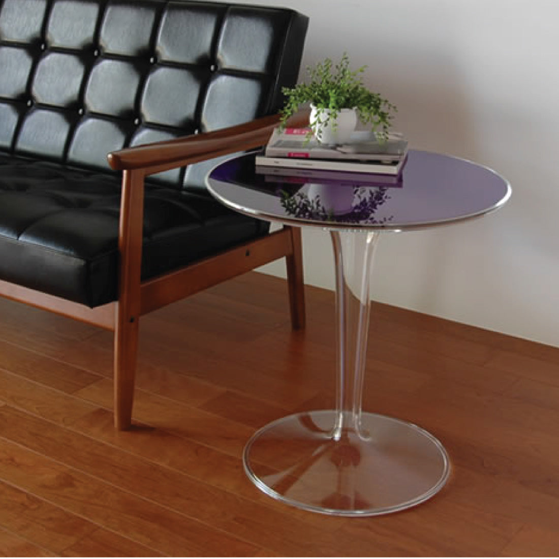 Mesa TipTop Cubierta Vidrio de Kartell