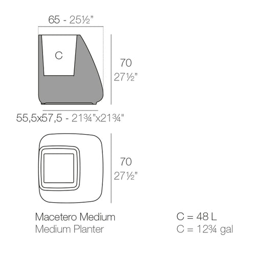 Noma Maceta dimensiones