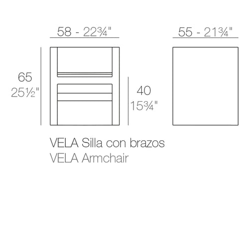 Sillón Vela de Vondom