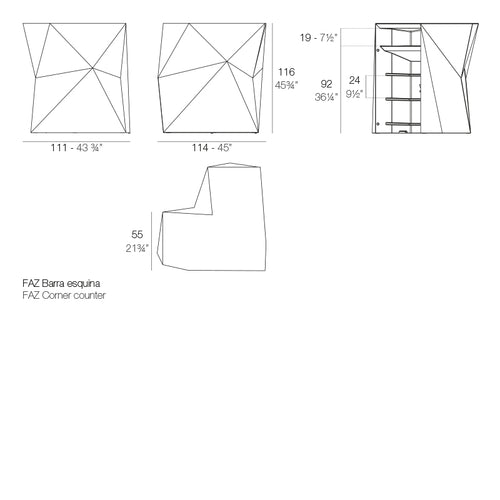 Faz Barra Modular dimensiones