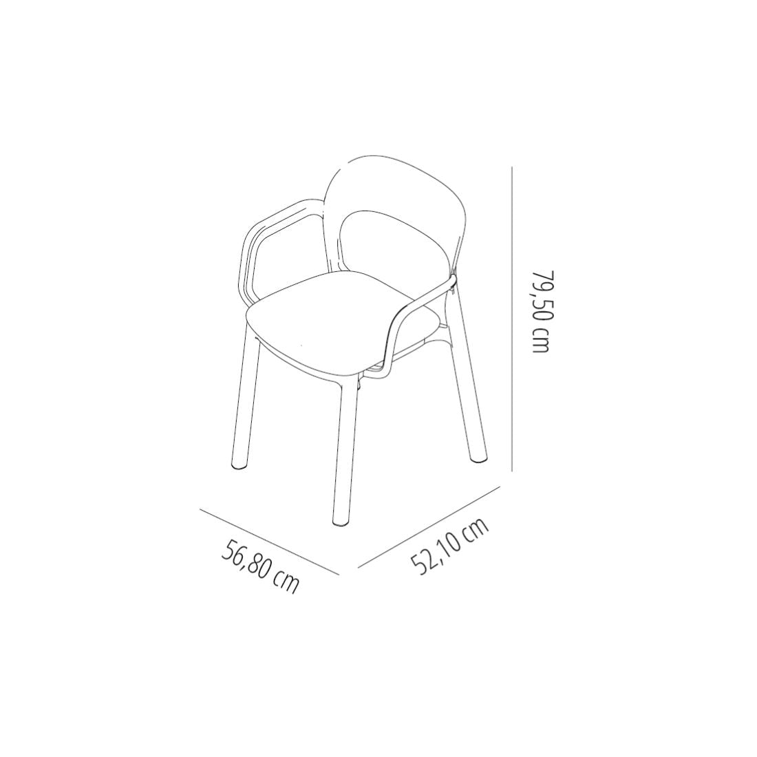 Silla Ona Dimensiones