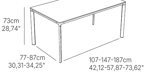Meet Mesa 120-160-200 - dimensiones