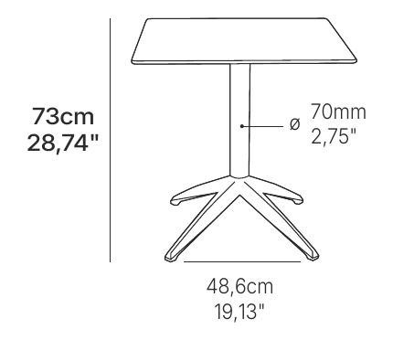 Quatro Fix - dimensiones