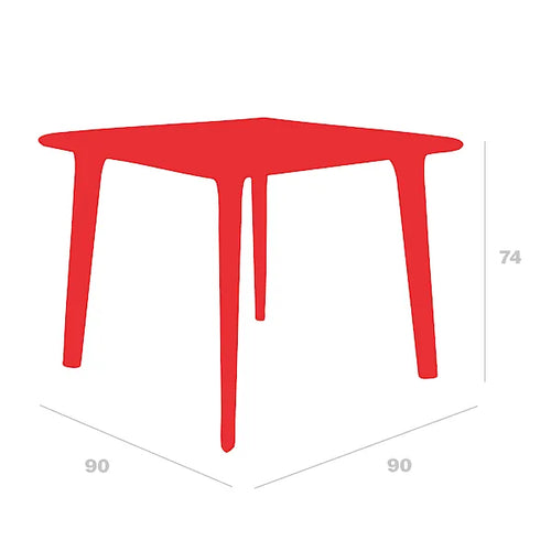 Medidas Mesa New Dessa 90x90