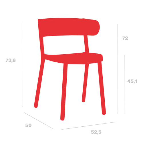 Dimensiones Silla Casino
