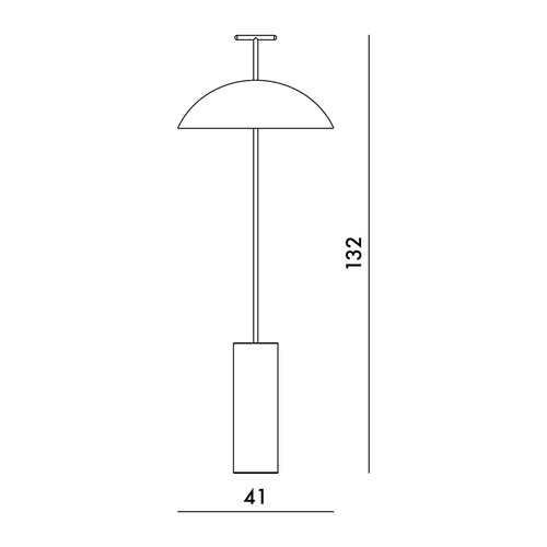 Geen-A Lámpara Kartell dimensiones