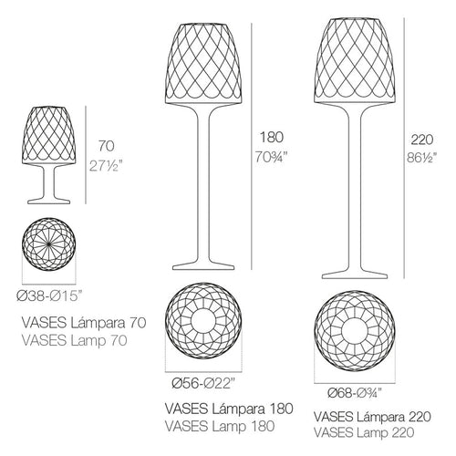 Lámpara Vases de Vondom