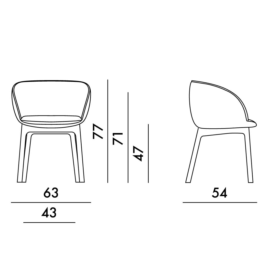 Silla Charla de Kartell