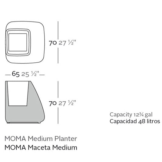Maceta Moma de Vondom