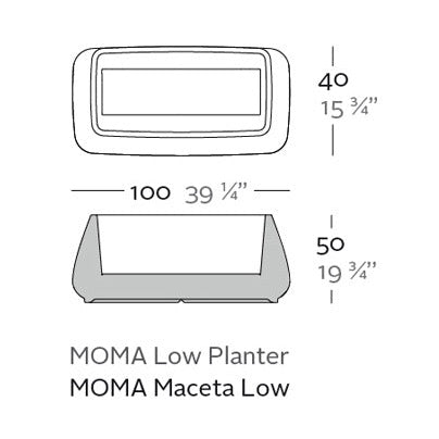 Maceta Moma de Vondom