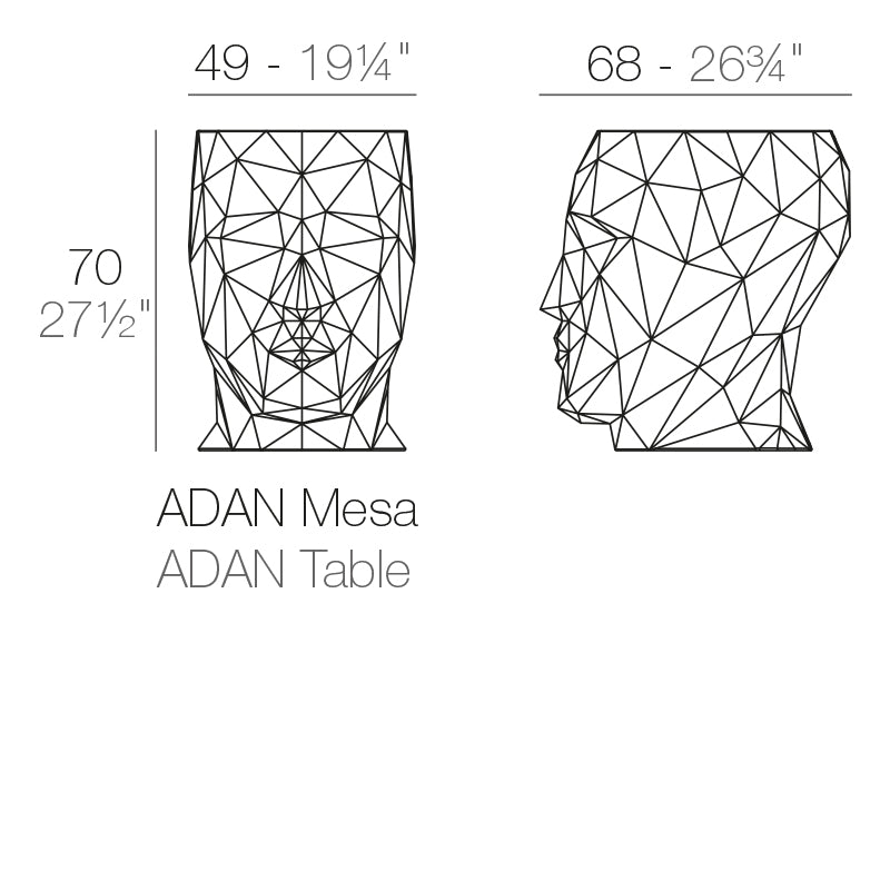 Taburete Adán de Vondom