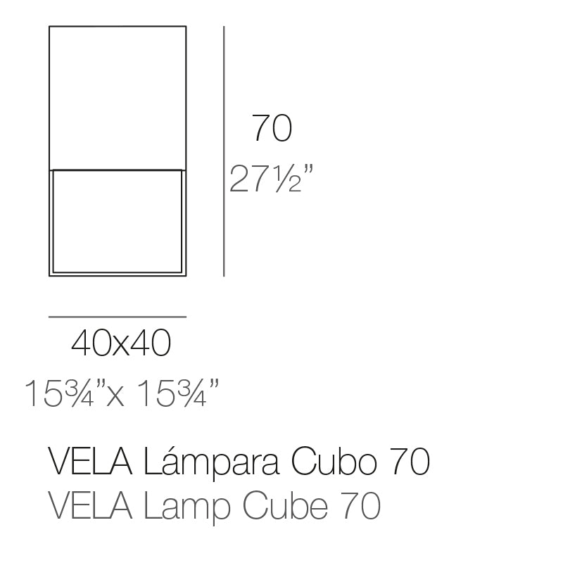 Lámpara Vela de Vondom