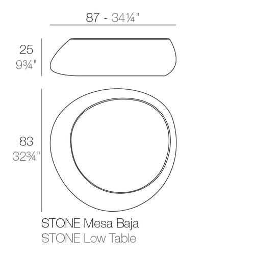 Mesa Stone de Vondom