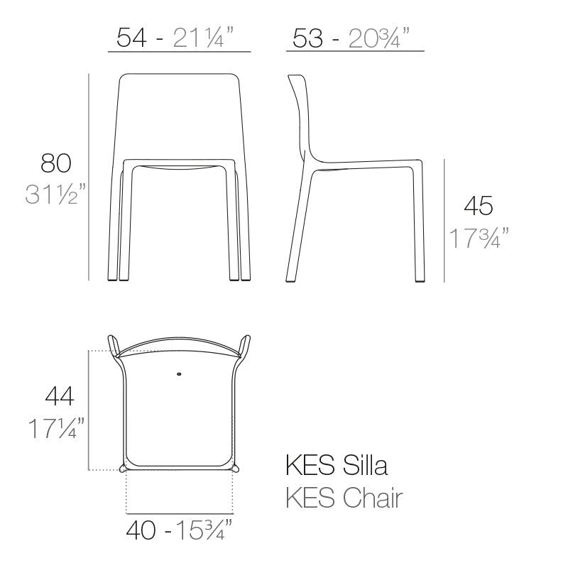 Silla Kes de Vondom