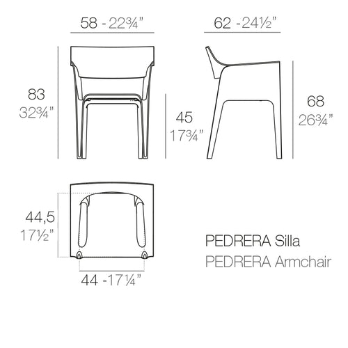 Silla Pedrera de Vondom