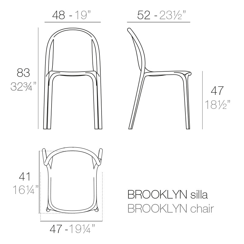 Silla Brooklyn de Vondom