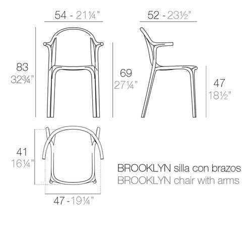 Silla Brooklyn de Vondom