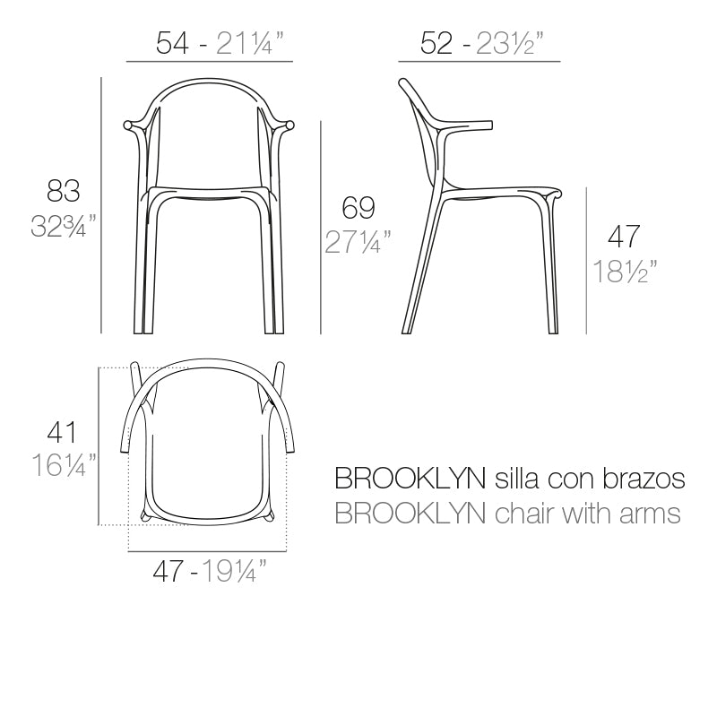 Silla Brooklyn de Vondom