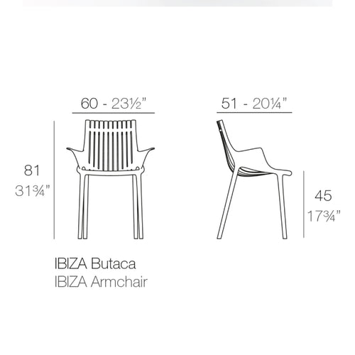 Silla Ibiza de Vondom