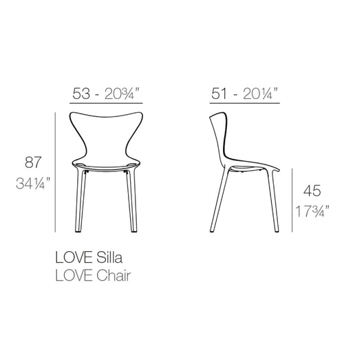 Silla Love de Vondom