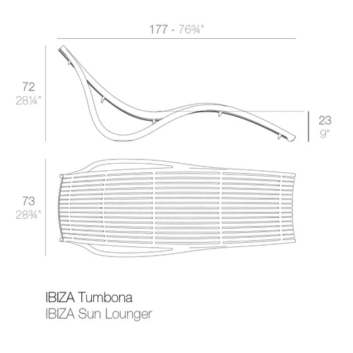 Camastro Ibiza de Vondom