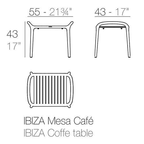 Ibiza Mesa Lateral de Vondom