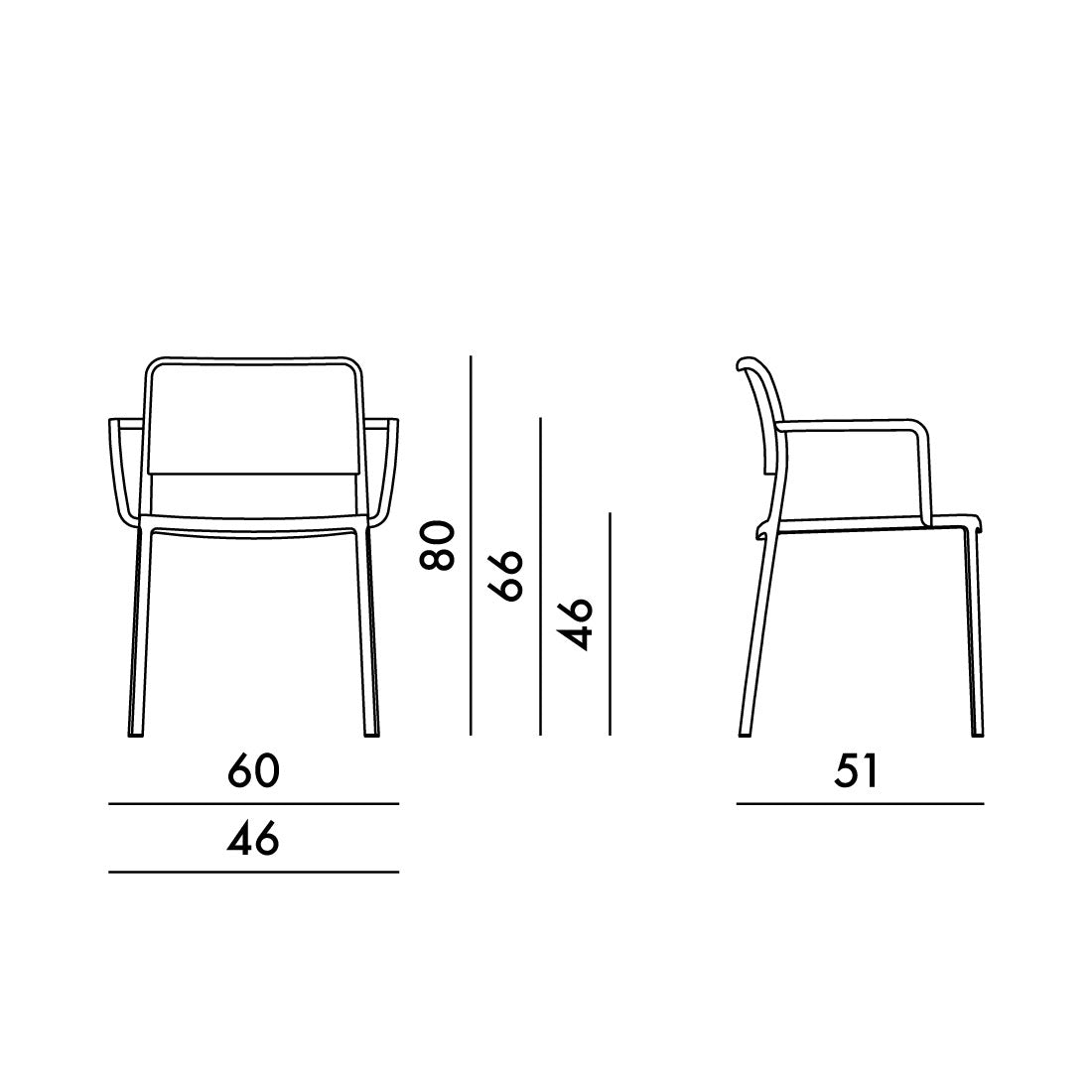 Silla Audrey de Kartell