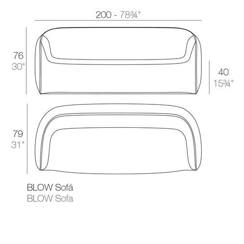 Sofá Blow de Vondom