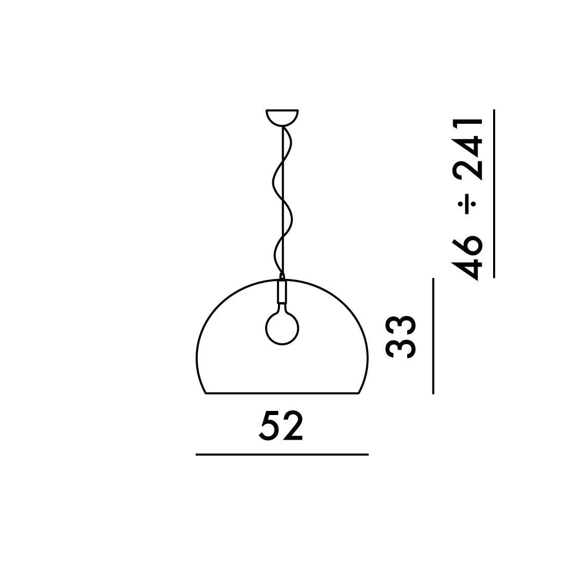 Lámpara colgante FL/Y de Kartell