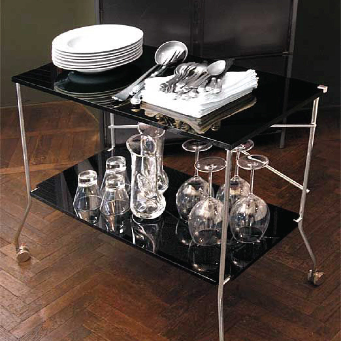 Mesa de servicio Flip de Kartell