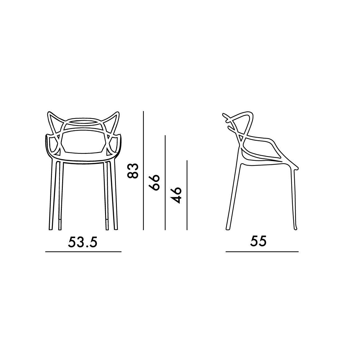 Silla Masters de Kartell