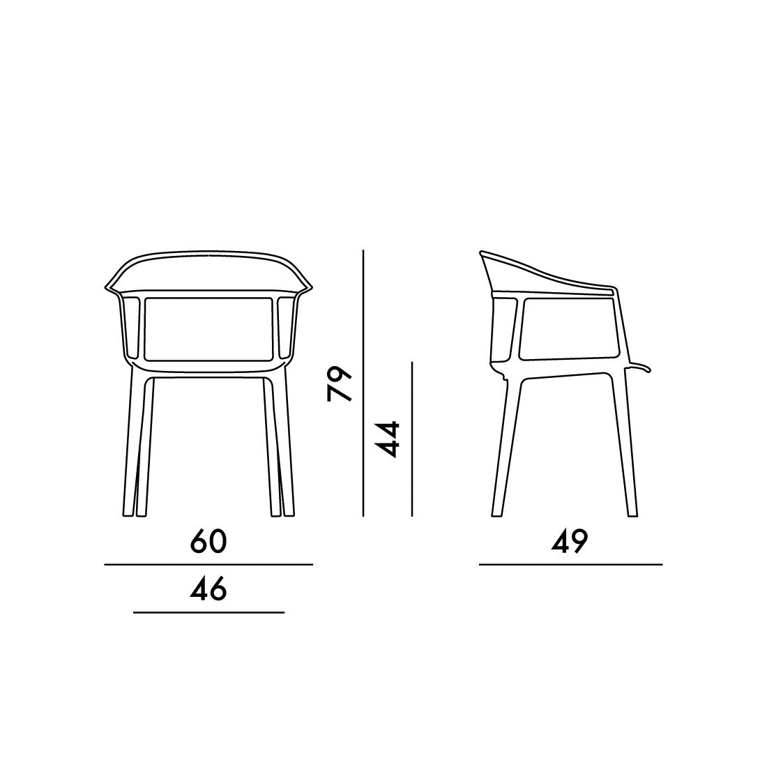Silla Papyrus de Kartell