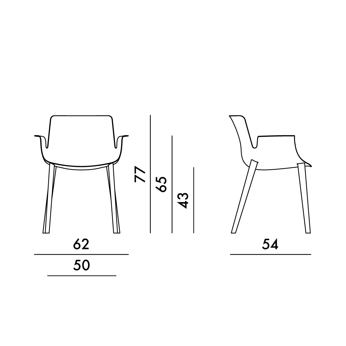 Silla Piuma de Kartell