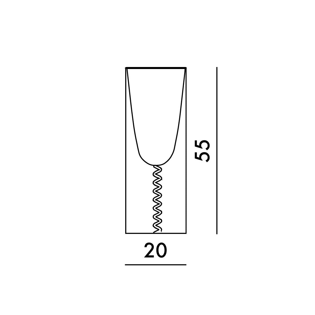 Lámpara Toobe de Kartell